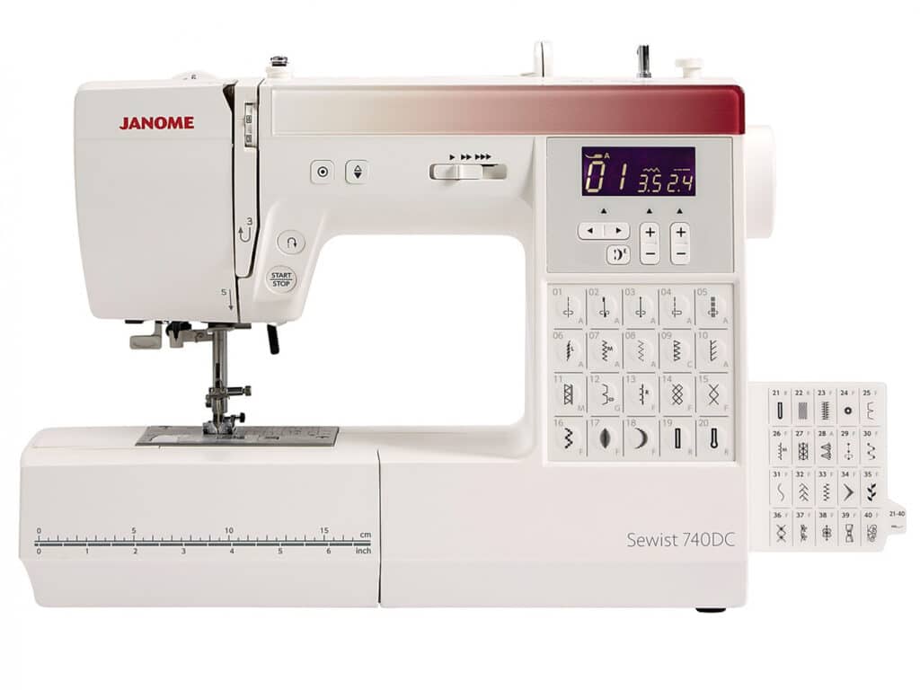 Janome Sewist 740DC Sewing Machine • Sewing Machine World