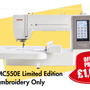 Janome Memory Craft 550E Limited Edition