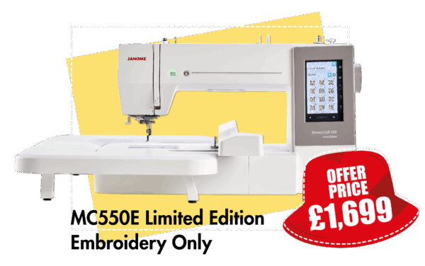Janome Memory Craft 550E Limited Edition