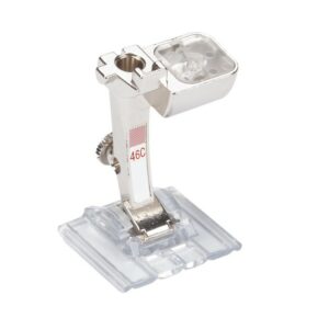 Bernina 46C Pintuck and Decorative-stitch Foot with Clear Sole