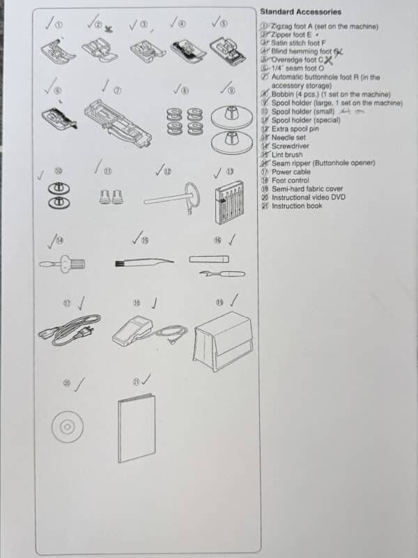 Second Hand Janome Atelier 3 - Image 6