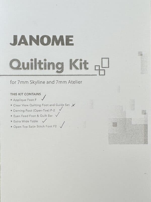 Second Hand Janome Atelier 3 - Image 7
